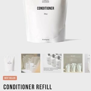 Public Goods Hair Conditioner Revitalisant Refill Pk Natural Ingredients 34fl oz